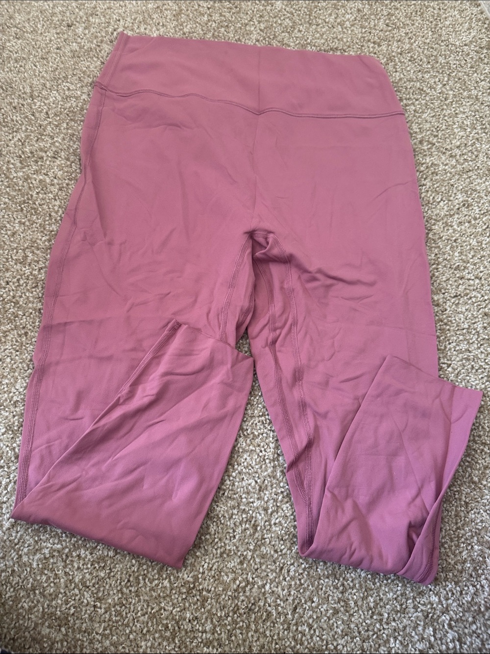 High-Rise Active Leggings in Dusty Rose